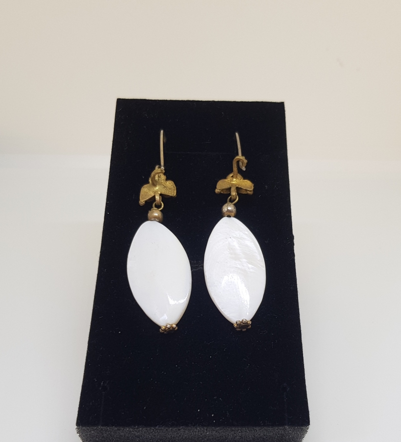 ÖZEL YAPIM İNCİLİ VE SEDEFLİ OSMANLI DÖNEMİ KÜPE