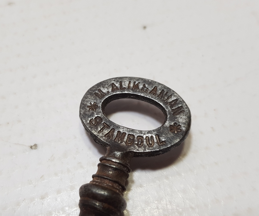 OSMANLI DÖNEMİ ERMENİ YAPIMI NADİR KASA ANAHTARI