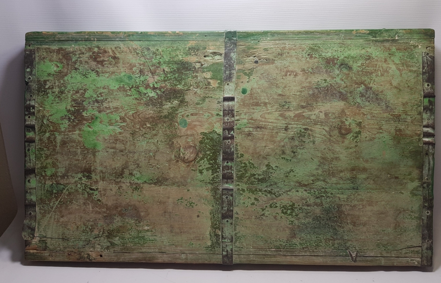 OSMANLI DÖNEMİ EL BOYAMA GEMİLİ SANDIK KAPAĞI