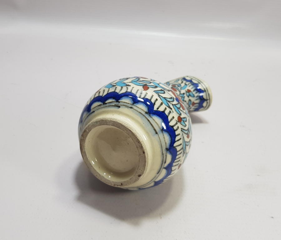 OSMANLI DÖNEMİ EL BOYAMA KÜTAHYA RAKI KARAFAKİSİ