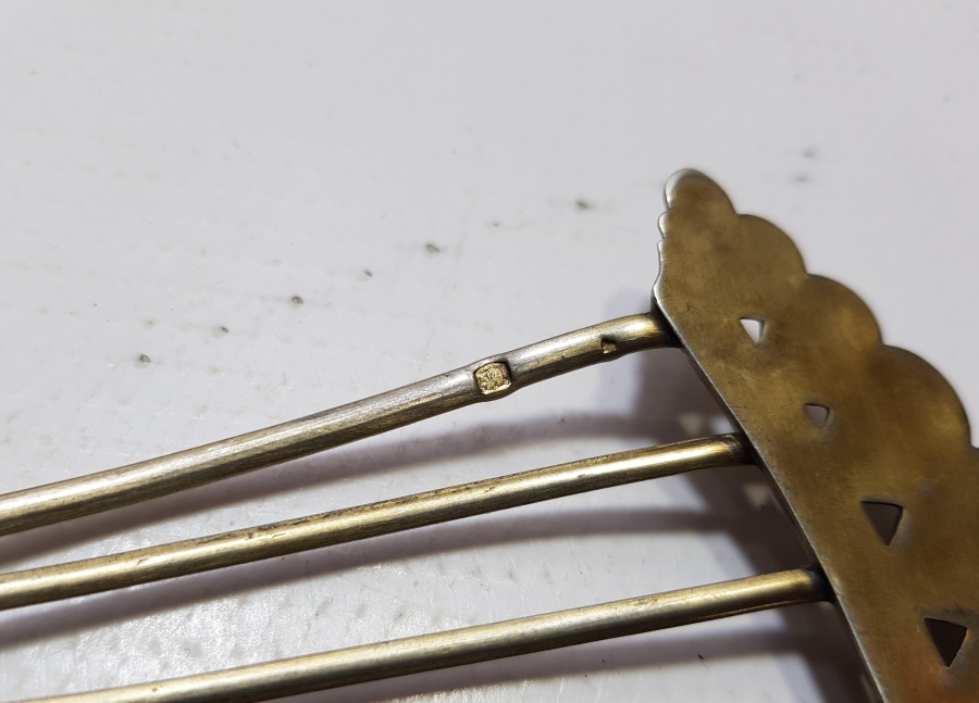 OSMANLI DÖNEMİ RUM USTA DAMGALI ALTIN VERMEYLİ GÜMÜŞ GELİN TACI - GELİN TARAĞI