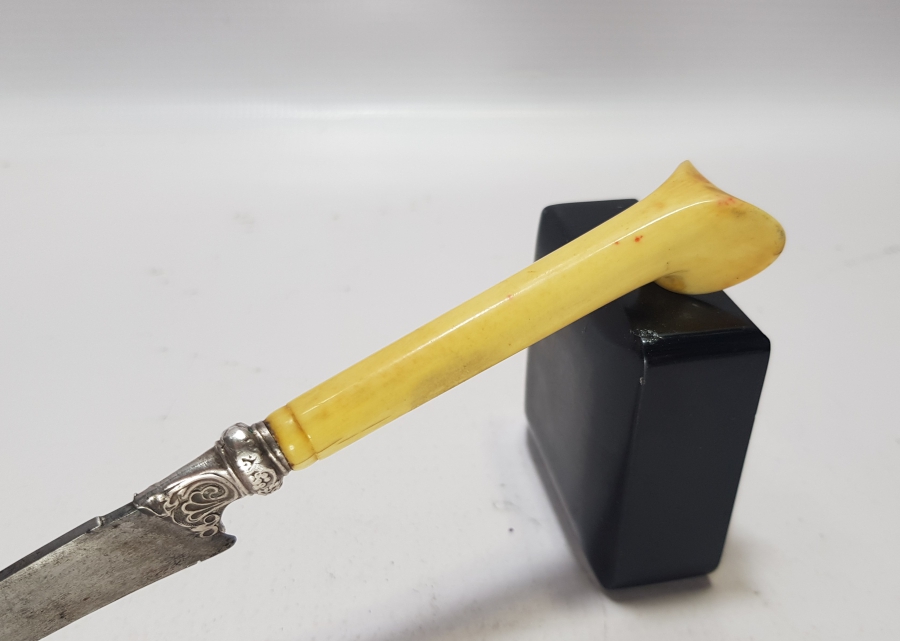 OSMANLI DÖNEMİ MORS DİŞİ SAPLI NADİR KAMA