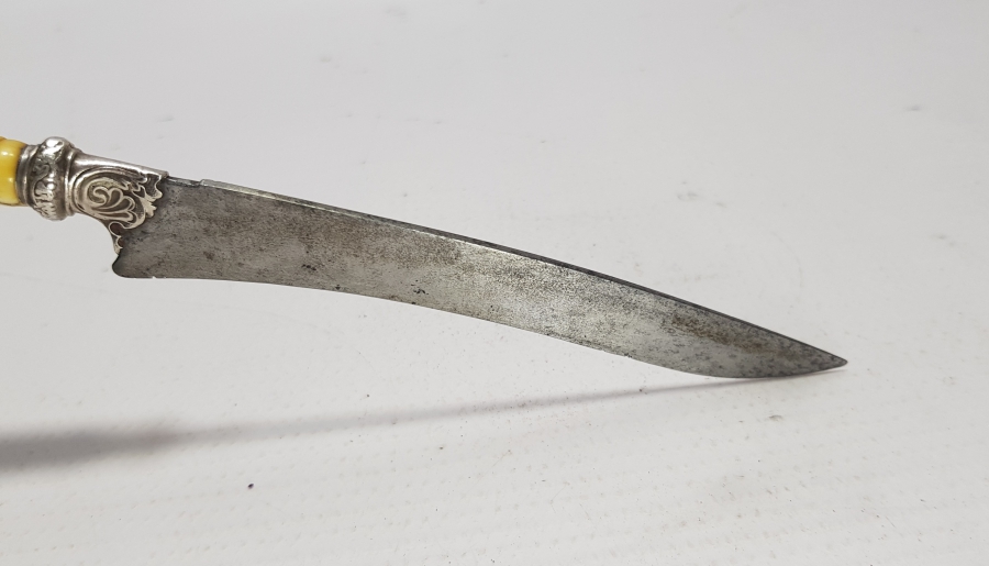 OSMANLI DÖNEMİ MORS DİŞİ SAPLI NADİR KAMA