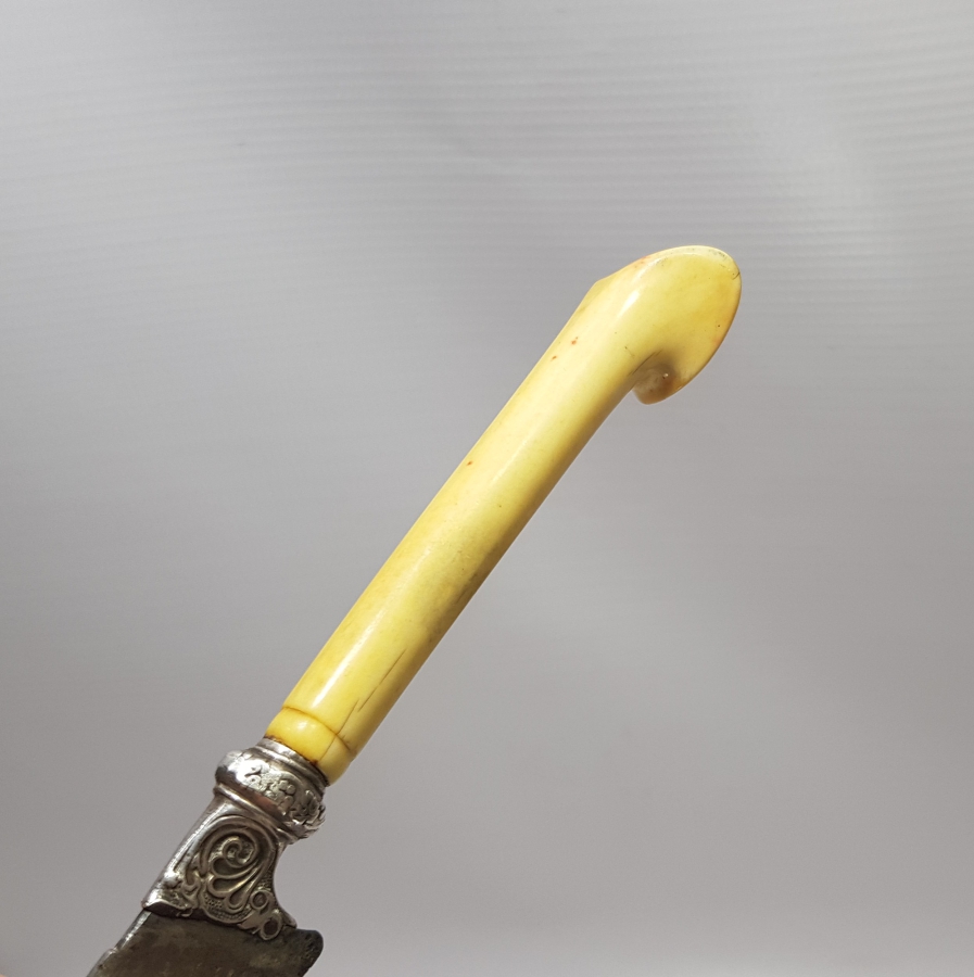 OSMANLI DÖNEMİ MORS DİŞİ SAPLI NADİR KAMA