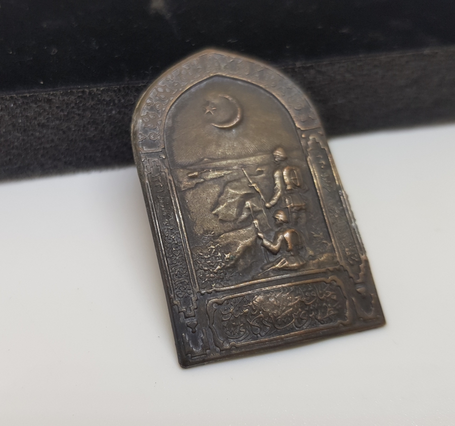 1. DÜNYA SAVAŞI DÖNEMİ NADİR ÇANAKKALE SAVAŞ HATIRASI ROZET