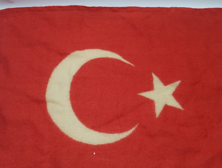 OSMANLI SON DÖNEM KÖK BOYA BAYRAK