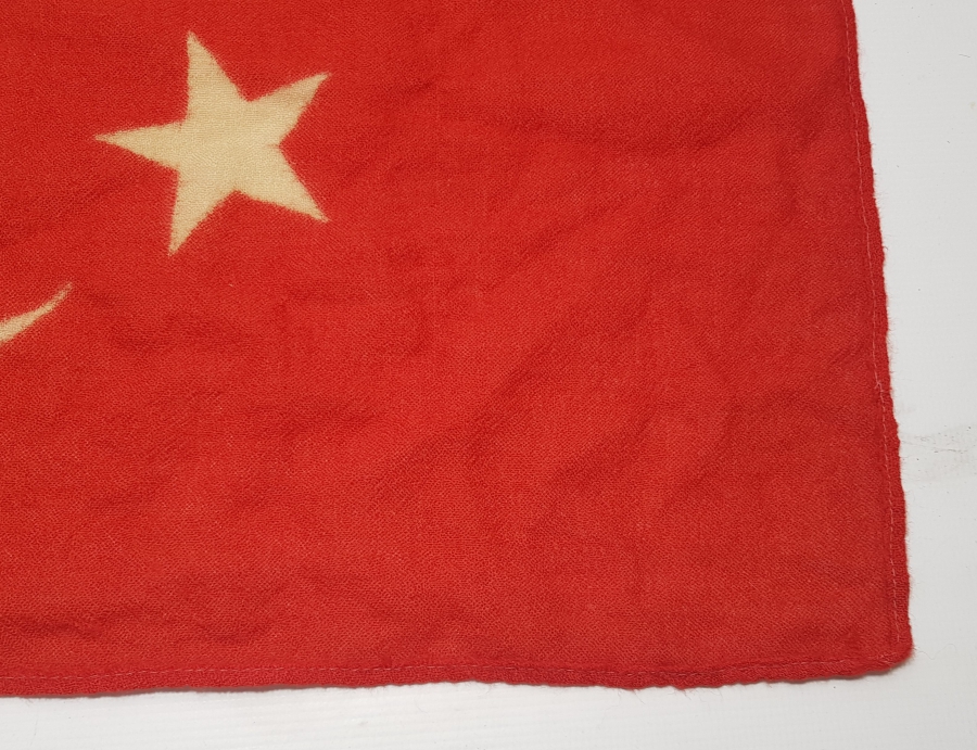 OSMANLI SON DÖNEM KÖK BOYA BAYRAK