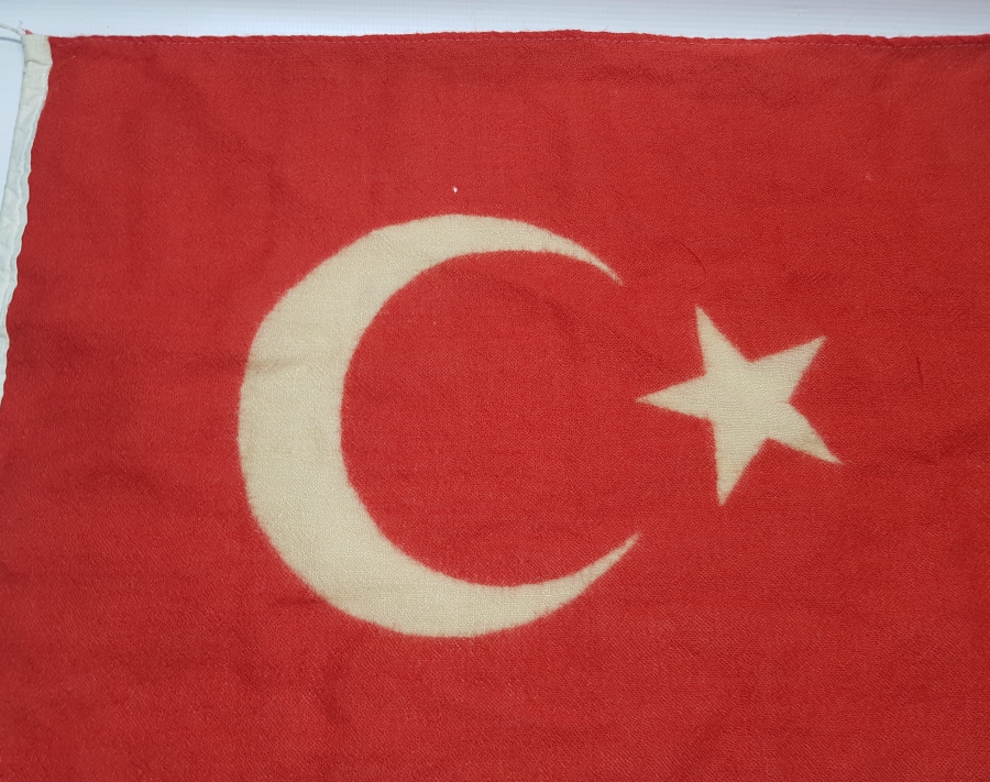 OSMANLI SON DÖNEM KÖK BOYA BAYRAK