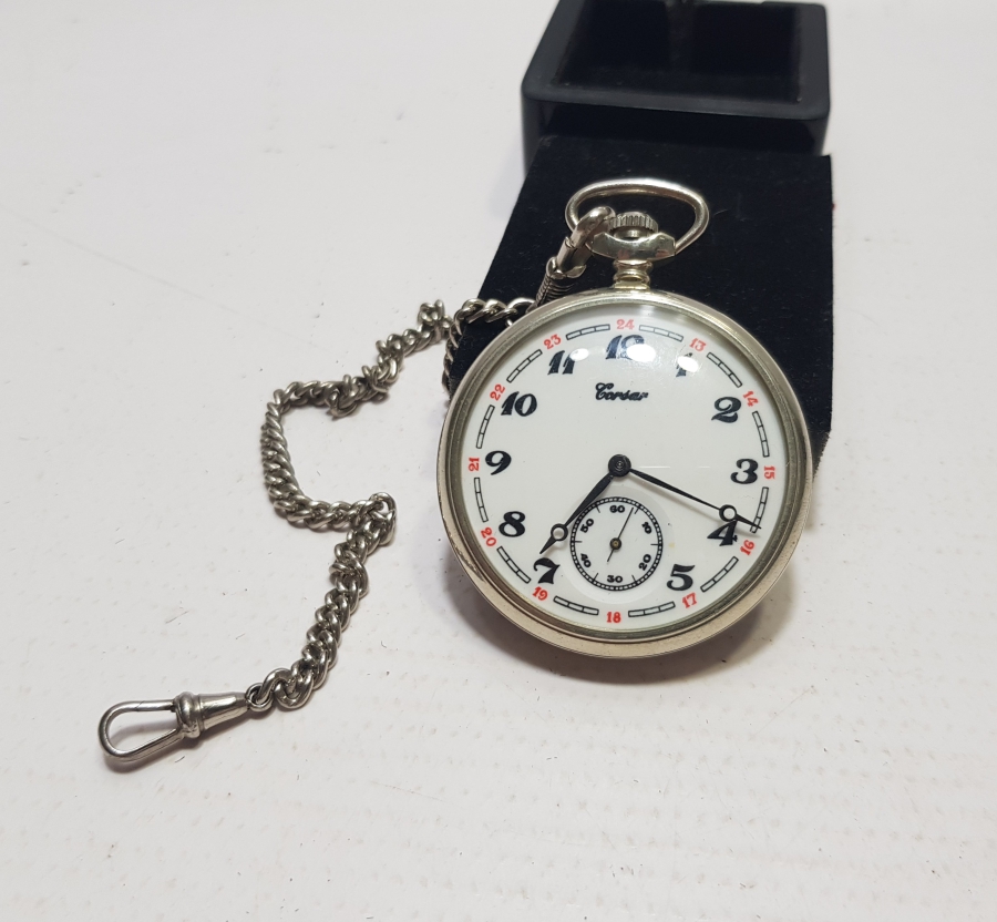 MOTOSİKLETÇİ GÖRSELLİ ÖZEL YAPIM KURMALI ANTİKA CEP SAATİ