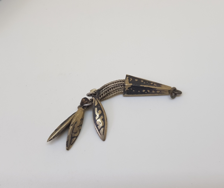 OSMANLI DÖNEMİ SAVATLI TESPİH PÜSKÜLÜ