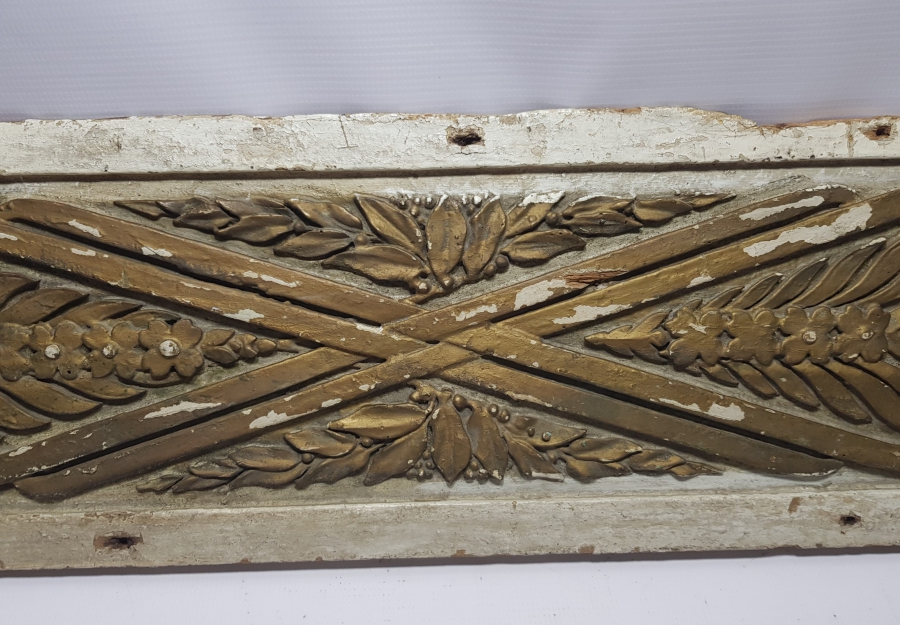 OSMANLI DÖNEMİ EL OYMA İŞÇİLİKLİ SONSUZLUK BAĞLI EDİRNEKARİ AHŞAP KAPI ÜSTLÜĞÜ