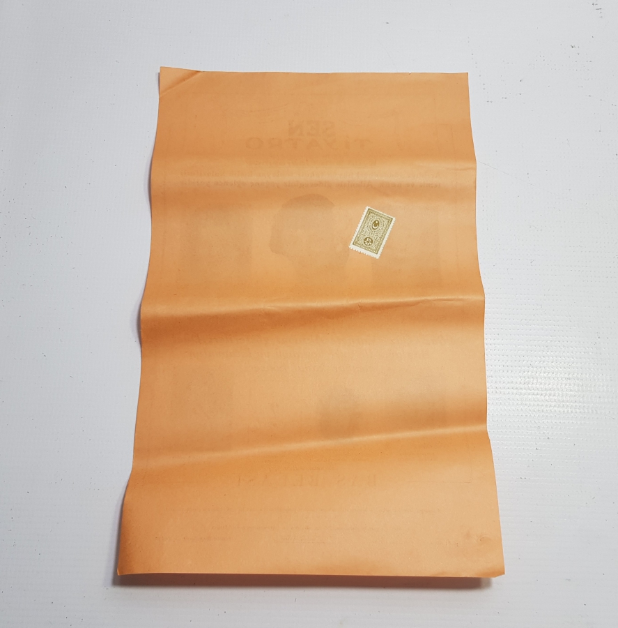 ÇOK NADİR ANTİKA ŞEN TİYATRO AFİŞİ