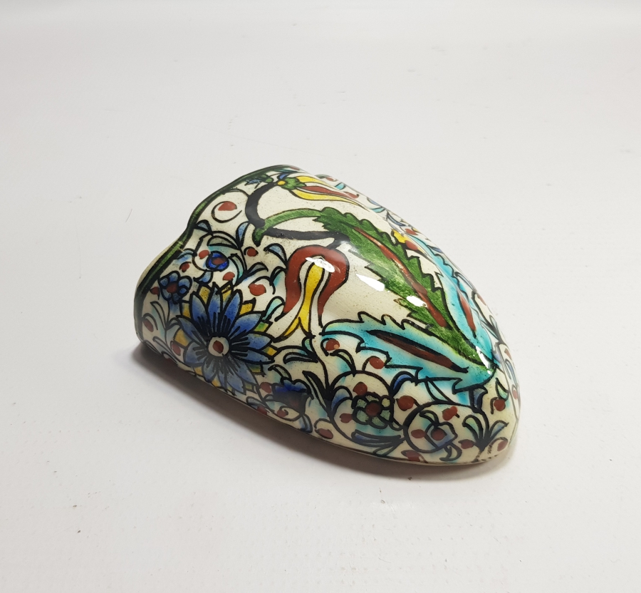 OSMANLI DÖNEMİ EL BOYAMA ÇOK NADİR LALE SAKSISI