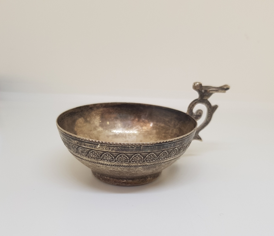 ANTİKA KUŞLU GÜMÜŞ ÇAMÇAK