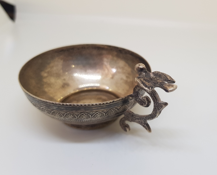 ANTİKA KUŞLU GÜMÜŞ ÇAMÇAK