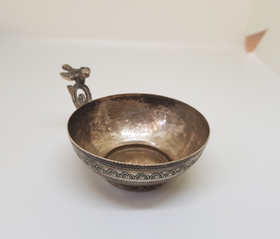 ANTİKA KUŞLU GÜMÜŞ ÇAMÇAK