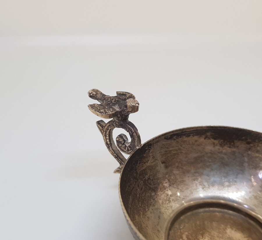 ANTİKA KUŞLU GÜMÜŞ ÇAMÇAK