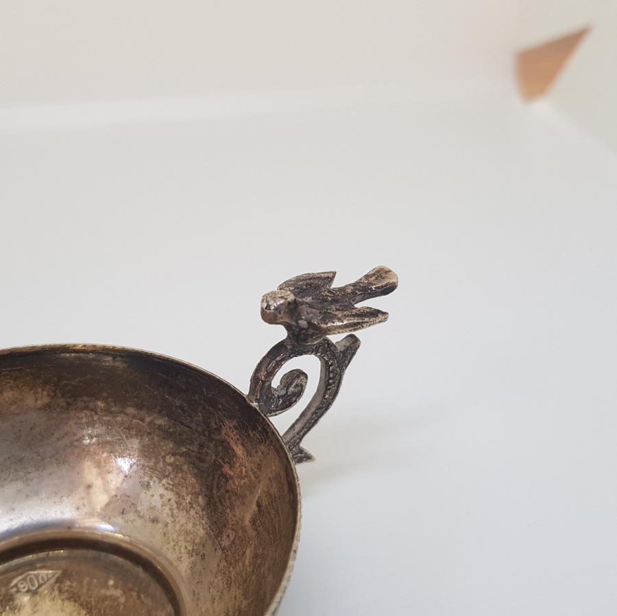 ANTİKA KUŞLU GÜMÜŞ ÇAMÇAK