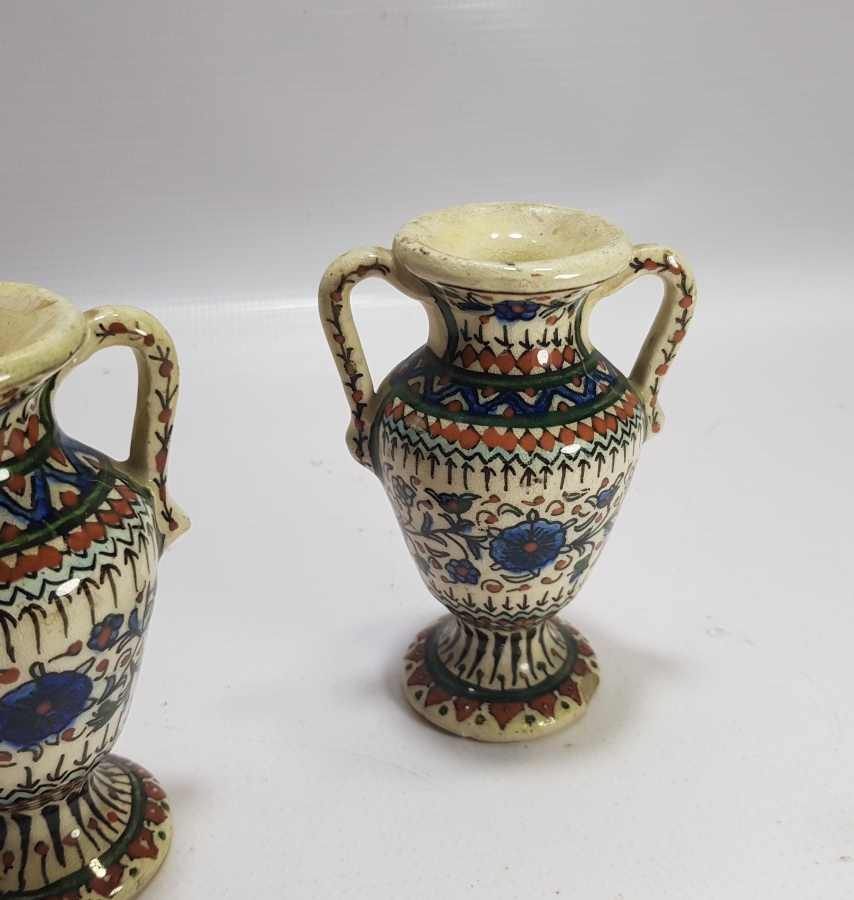 OSMANLI DÖNEMİ ÇOK NADİR KÜTAHYA ÇİFT VAZO