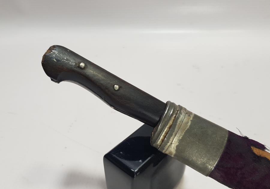 OSMANLI DÖNEMİ MEŞHUR BURSALI REMZİ USTA DAMGALI EL YAPIMI BİTİRİM SALLAMASI - KABADAYI KAMASI