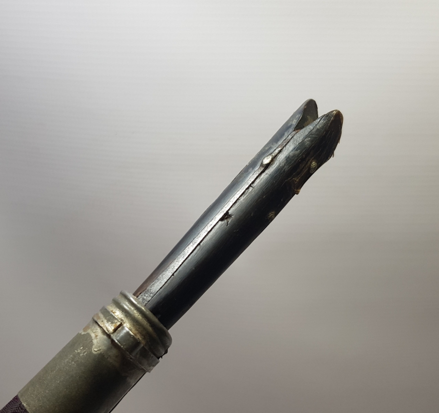 OSMANLI DÖNEMİ MEŞHUR BURSALI REMZİ USTA DAMGALI EL YAPIMI BİTİRİM SALLAMASI - KABADAYI KAMASI