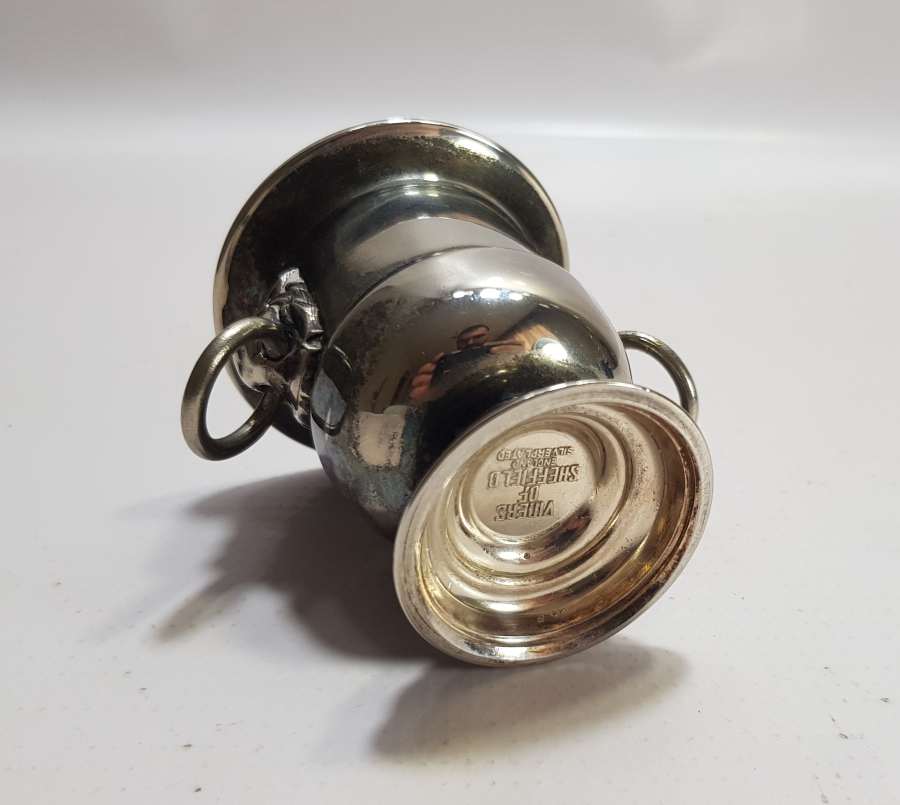 GÜMÜŞ KAPLAMA ANTİKA SHEFFIELD HAVYARLIK