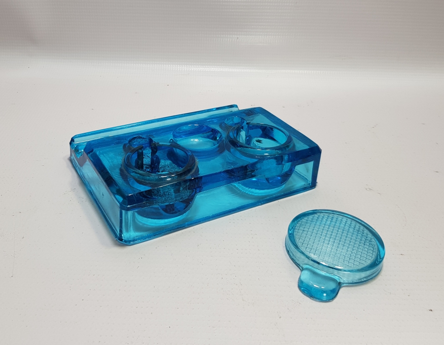 OSMANLI DÖNEMİ NADİR RENKTE CAM HOKKA