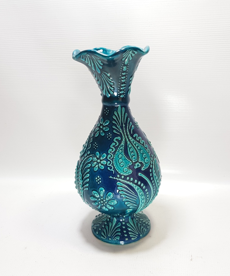 KABARTMA İŞÇİLİKLİ KÜTAHYA VAZO