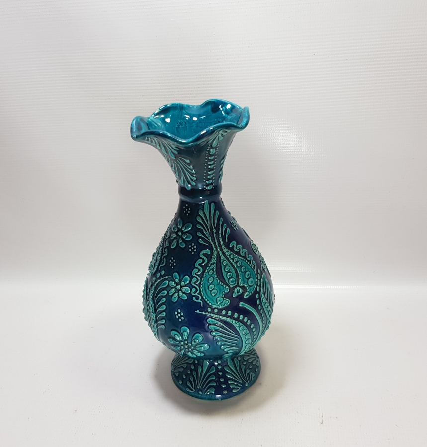 KABARTMA İŞÇİLİKLİ KÜTAHYA VAZO