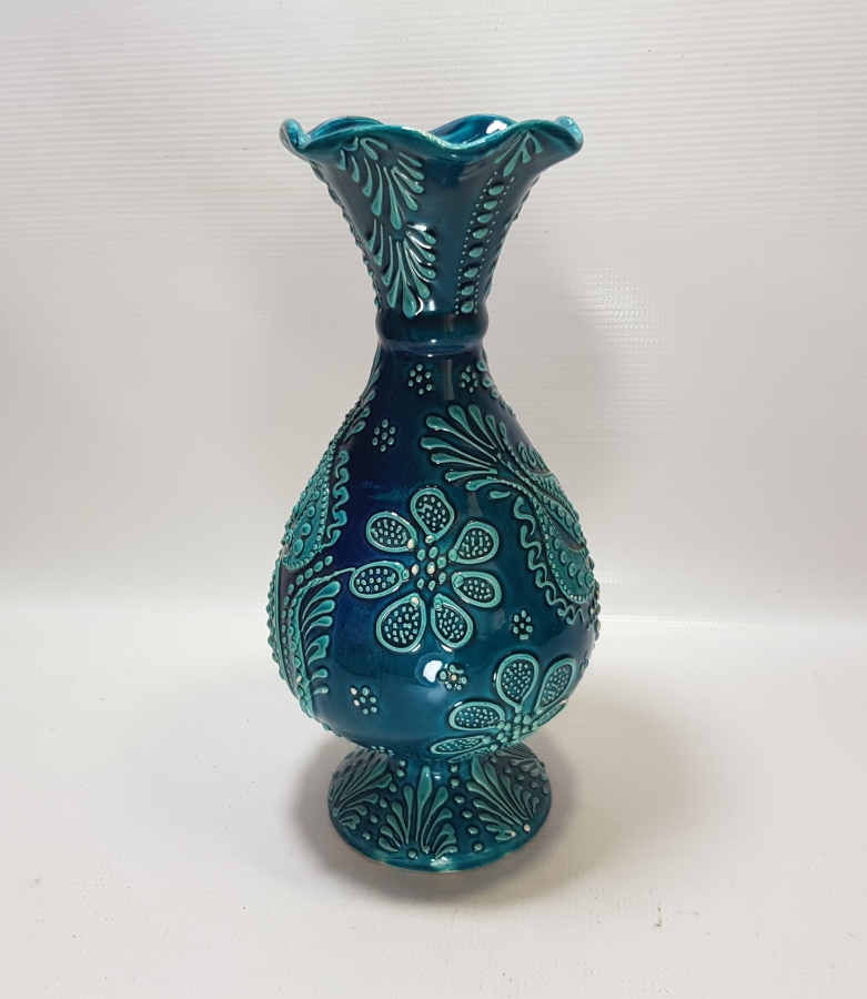 KABARTMA İŞÇİLİKLİ KÜTAHYA VAZO