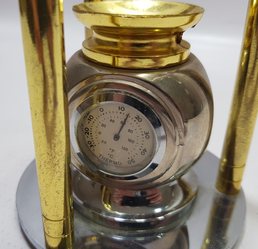 TERMOMETRESİ VE SAATİ BULUNAN PROMOSYON MASA ÜSTÜ SÜSÜ