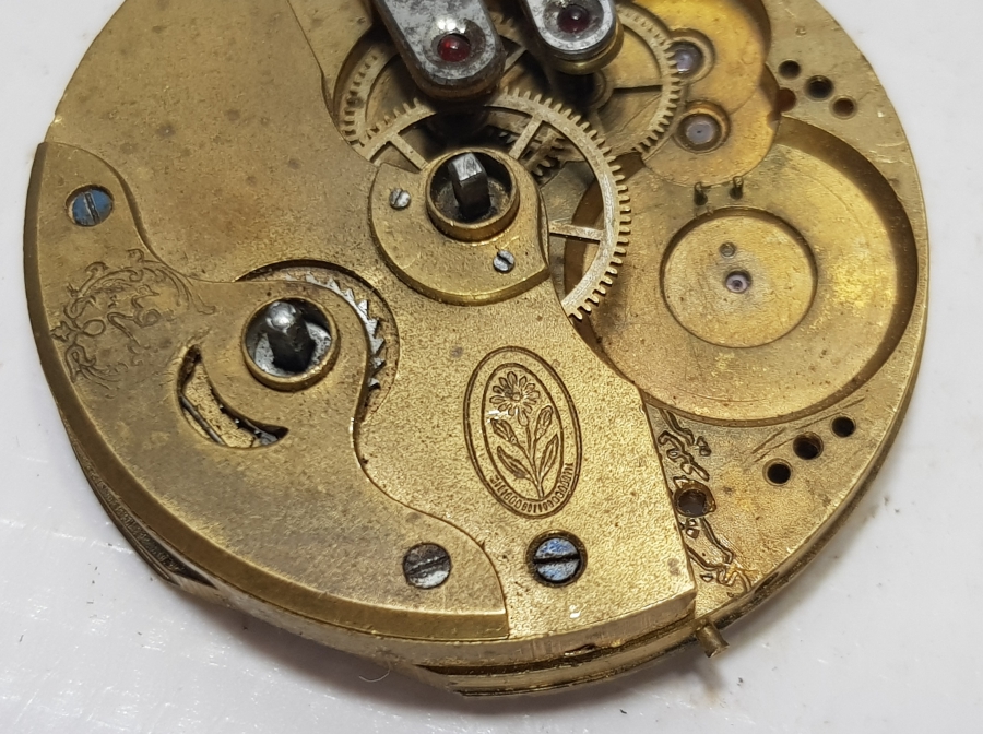 ÜZERİ OSMANLICA YAZILI OSMANLI DÖNEMİ CEP SAATİ MAKİNESİ