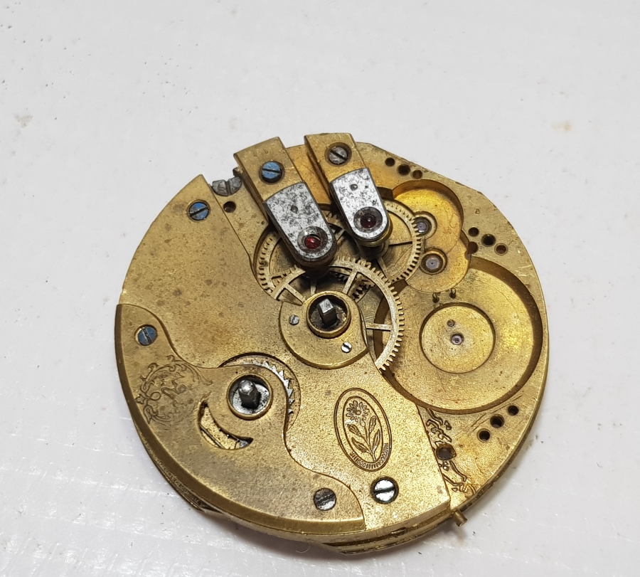 ÜZERİ OSMANLICA YAZILI OSMANLI DÖNEMİ CEP SAATİ MAKİNESİ