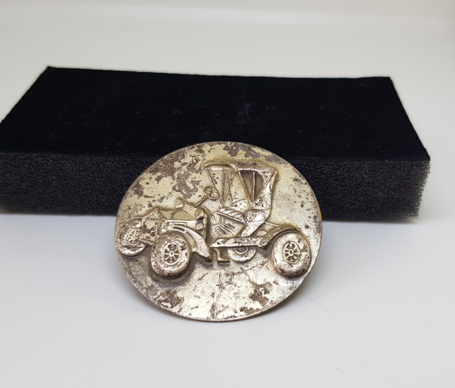 GÜMÜŞ KAPLAMA ANTİKA PLAKET PARÇASI