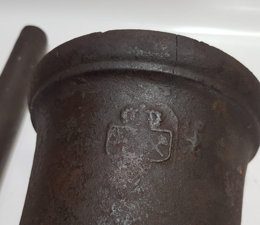 ÜZERİ DAMGALI 1800 BAŞLARI NADİR HAVAN