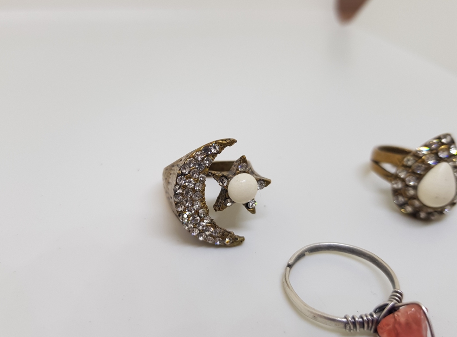 LÜLE TAŞLI 3 ADET BİJUTERİ YÜZÜK