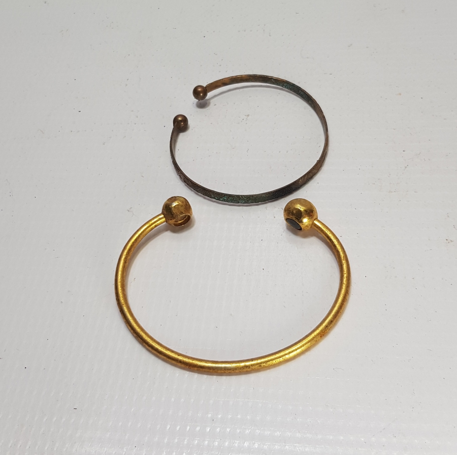 İKİ ADET ANTİKA BİLEZİK - BİLEKLİK