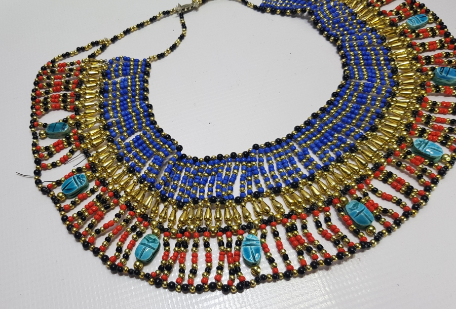 MISIR YAPIMI BÜYÜK BOY ANTİKA GERDANLIK