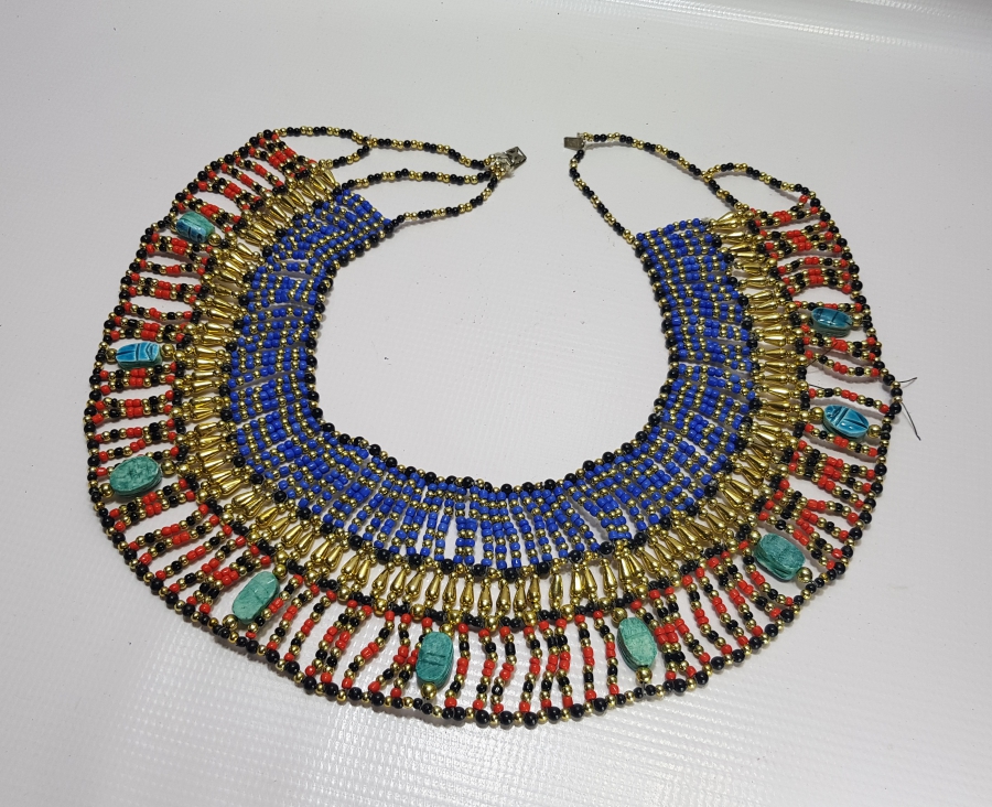 MISIR YAPIMI BÜYÜK BOY ANTİKA GERDANLIK