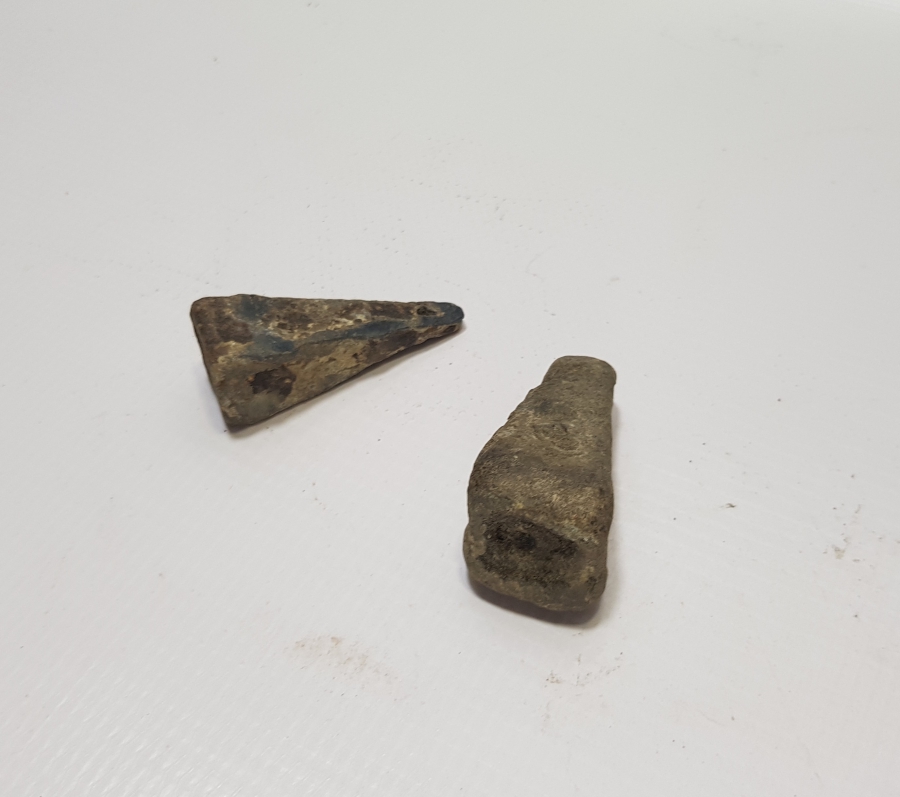 İKİ ADET ANTİKA KURŞUN BALIKÇI AĞIRLIĞI