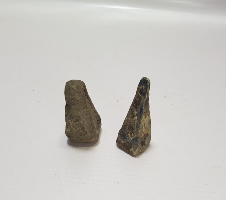 İKİ ADET ANTİKA KURŞUN BALIKÇI AĞIRLIĞI