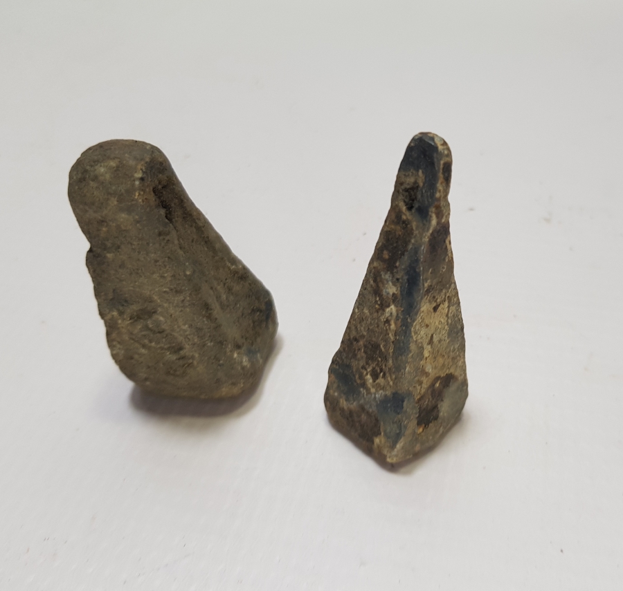 İKİ ADET ANTİKA KURŞUN BALIKÇI AĞIRLIĞI