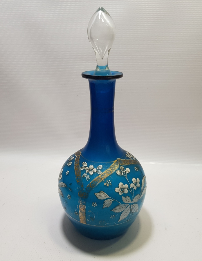 OSMANLI DÖNEMİ KOPARMA İŞÇİLİKLİ VE MİNELİ NADİR FORMDA KARAF