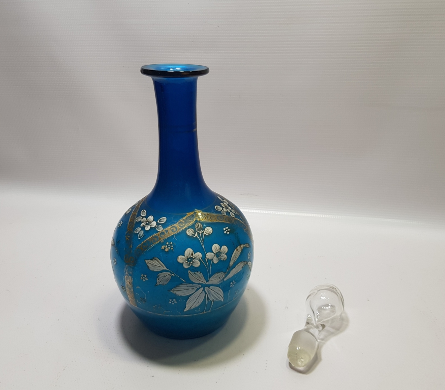 OSMANLI DÖNEMİ KOPARMA İŞÇİLİKLİ VE MİNELİ NADİR FORMDA KARAF