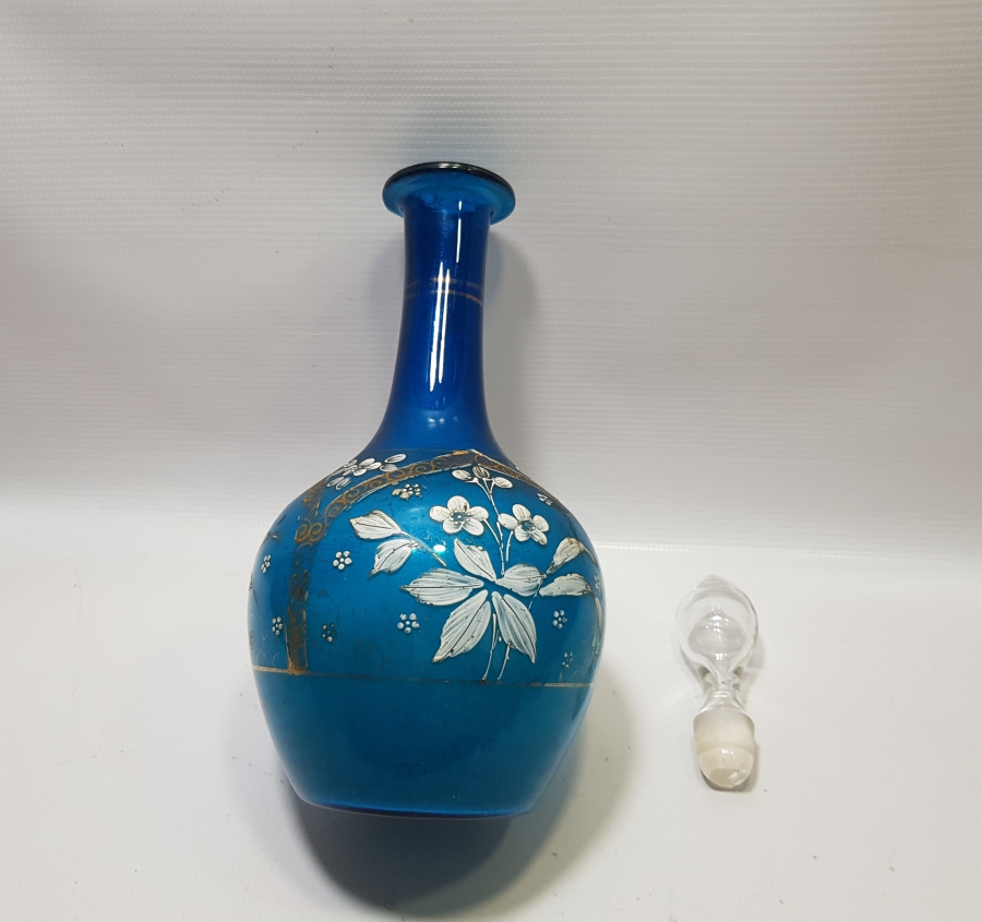 OSMANLI DÖNEMİ KOPARMA İŞÇİLİKLİ VE MİNELİ NADİR FORMDA KARAF