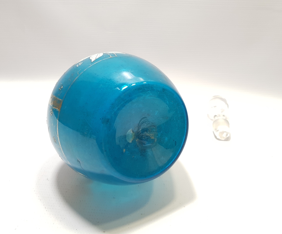 OSMANLI DÖNEMİ KOPARMA İŞÇİLİKLİ VE MİNELİ NADİR FORMDA KARAF