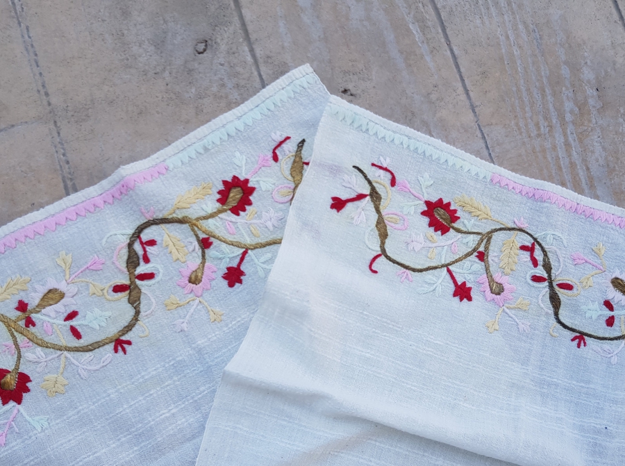 OSMANLI DÖNEMİ İPEKLİ YAĞLIK