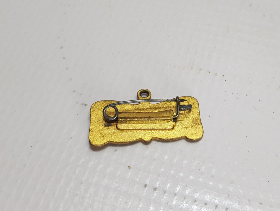 ÜZERİ MİNE İŞÇİLİKLİ ANTİKA MADALYA ASKISI