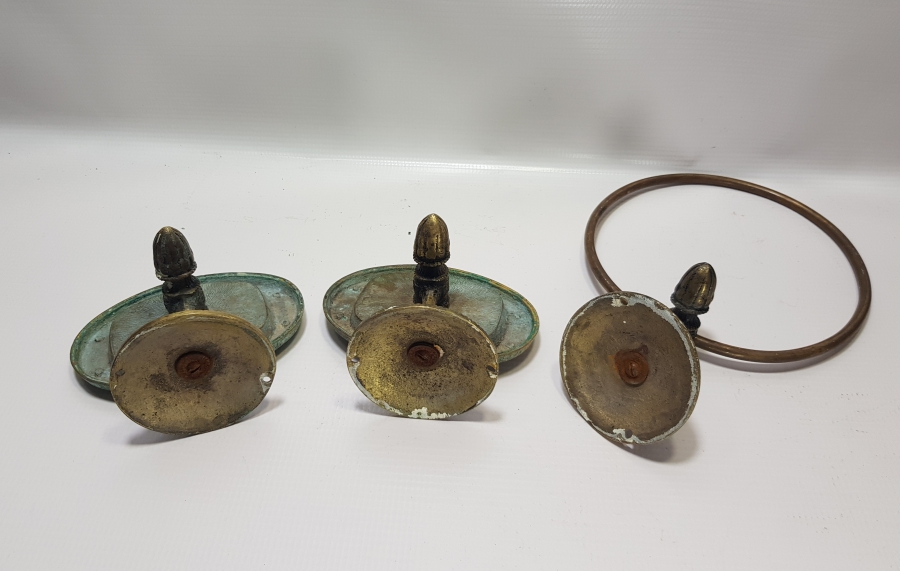 ANTİKA GÖRÜNÜMLÜ METAL DÖKÜM BANYO TAKIMI