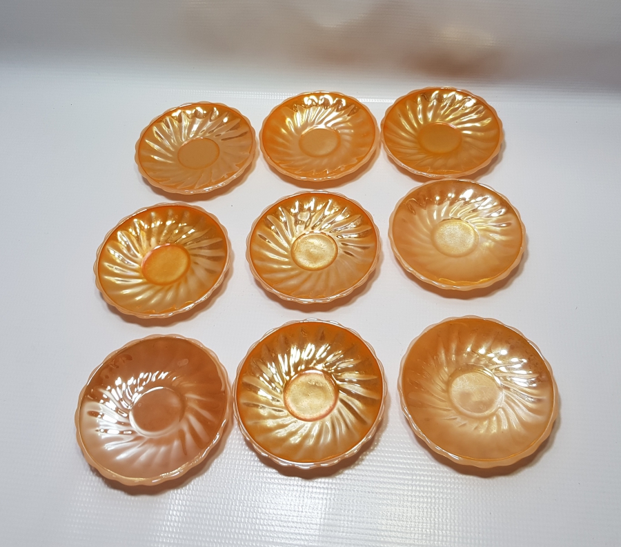 ANTİKA NOSTALJİK AMERİKAN YAPIMI KAHVE FİNCANI ALTLIĞI LOTU